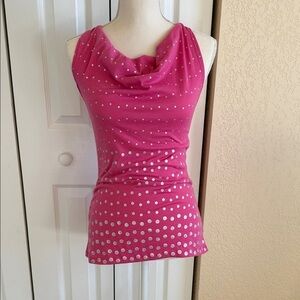Rock 47 by Wrangler Elegant Pink Dotted Women's Blouse